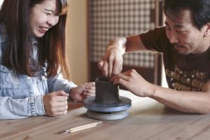 備前焼陶芸体験とカフェメニューのセット